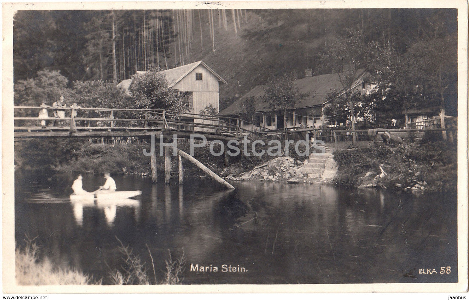Maria Stein - Elka 58 - old postcard - 1928 - Czechoslovakia - Czech Republic - used - JH Postcards