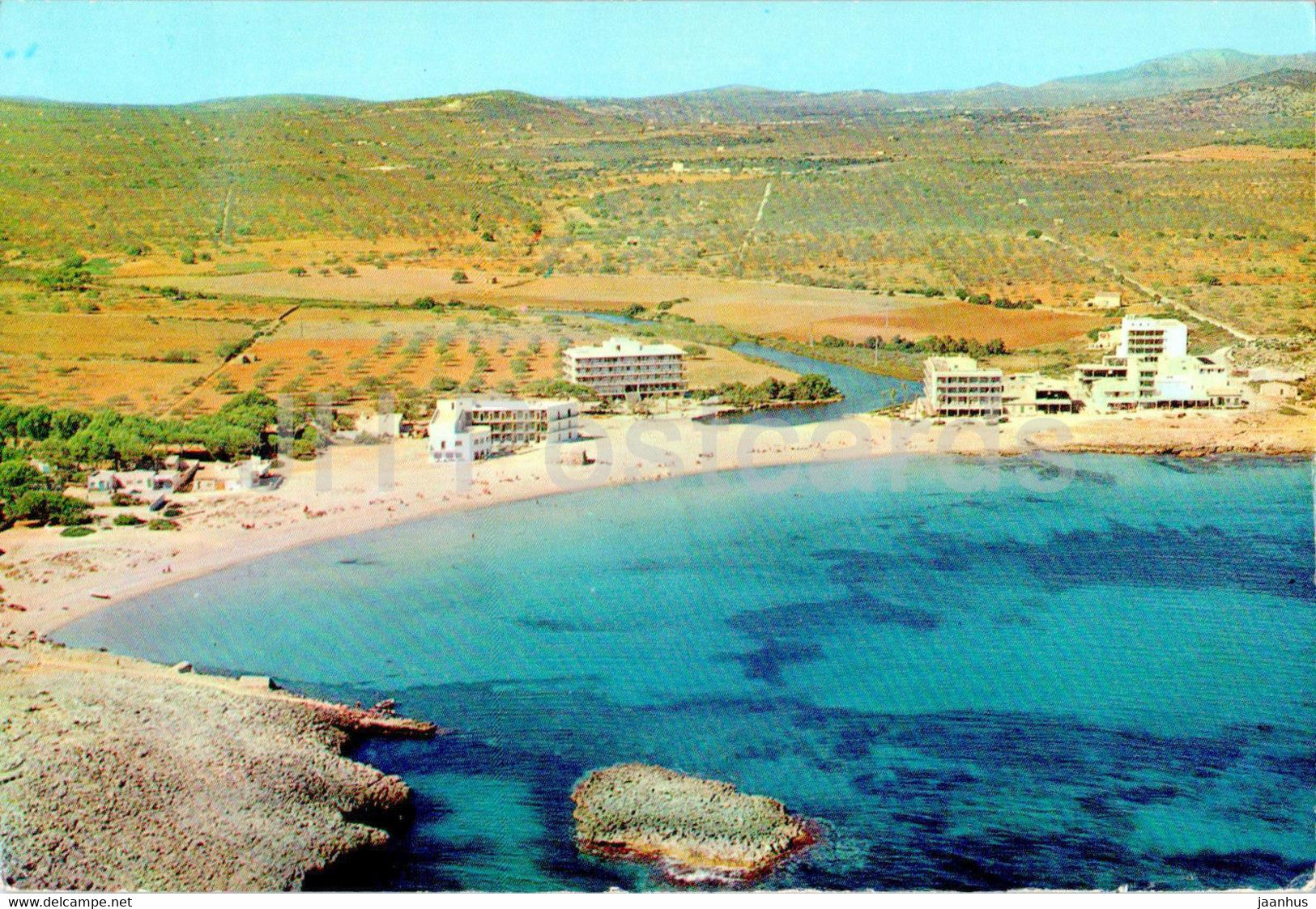 Manacor - Vista aerea de las playas de S'illot - Porto Cristo - Mallorca - 1966 - Spain - used - JH Postcards