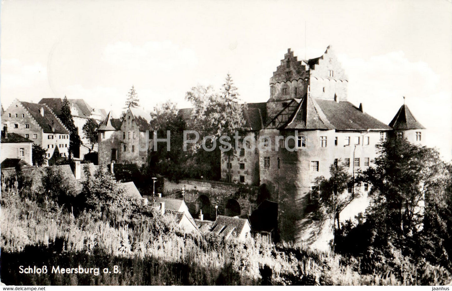 Schloss Meersburg a B - castle - 1960s - Germany - used - JH Postcards