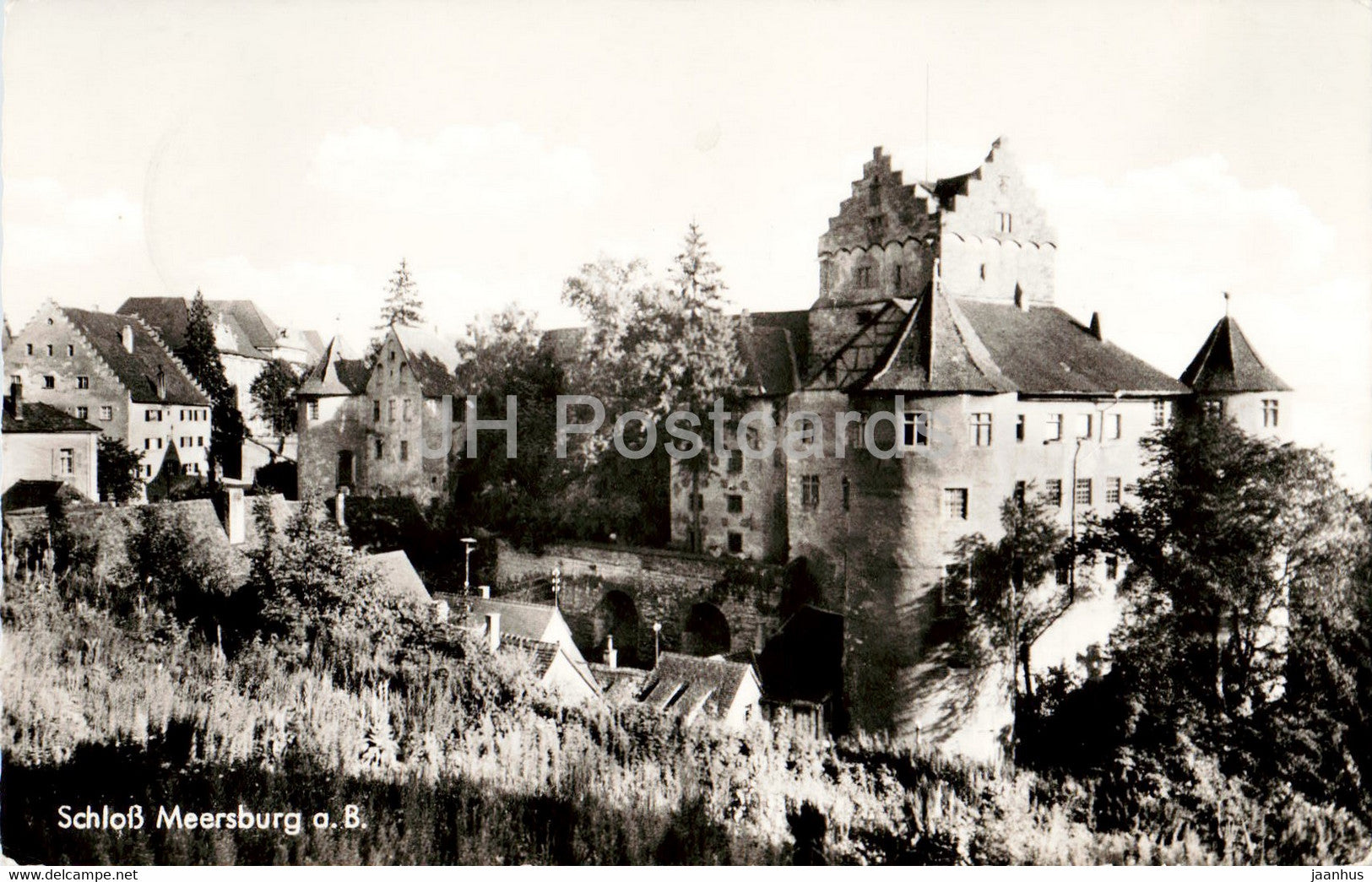 Schloss Meersburg a B - castle - 1960s - Germany - used - JH Postcards