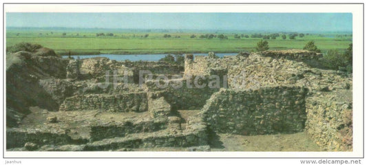 ruins - Don river - archaeology - Tanais - Ancient Greek city - 1986 - Russia USSR - unused - JH Postcards