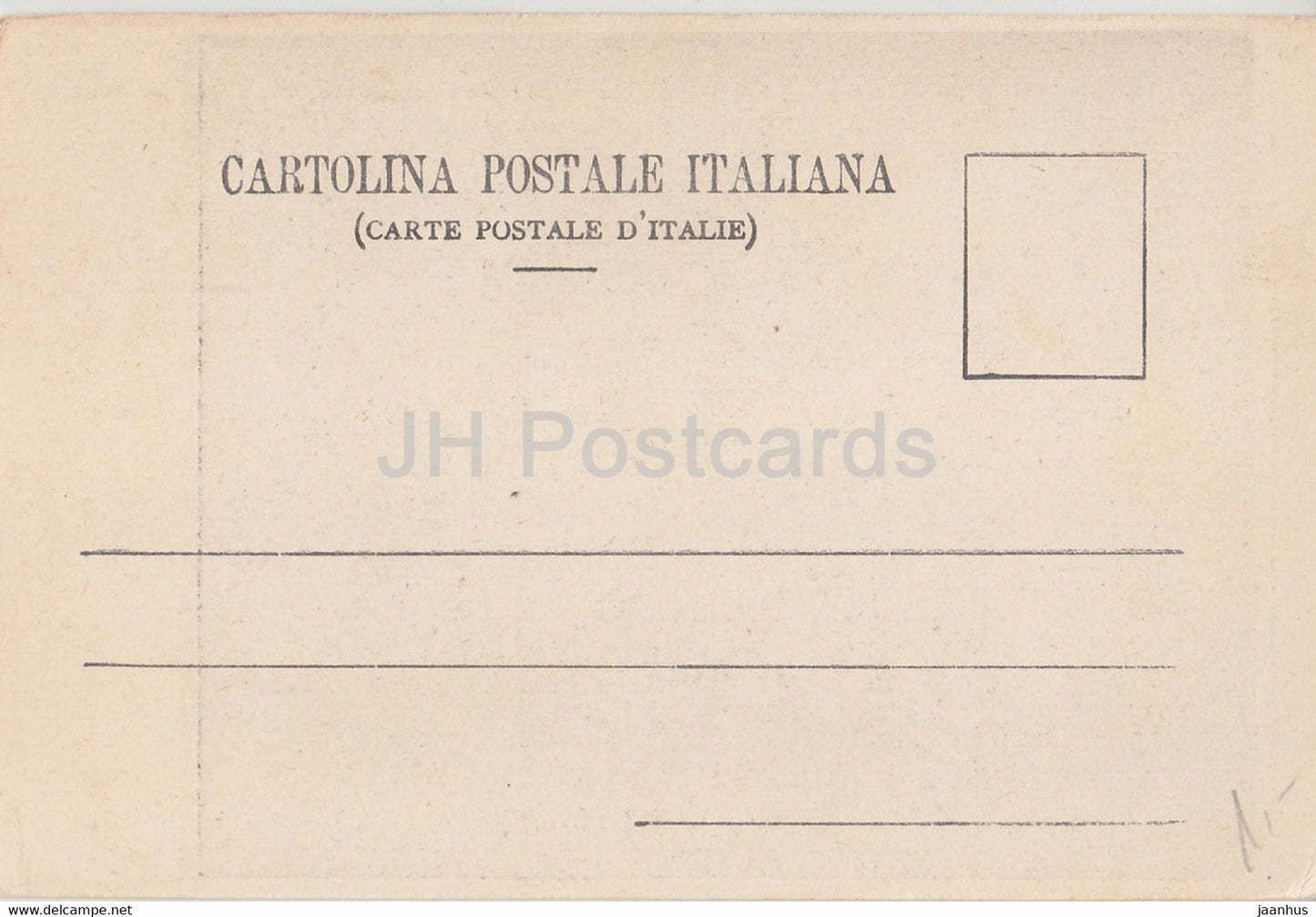 Roma - Rome - Fontana del Moro - Saluti da Roma - old postcard - Italy - unused