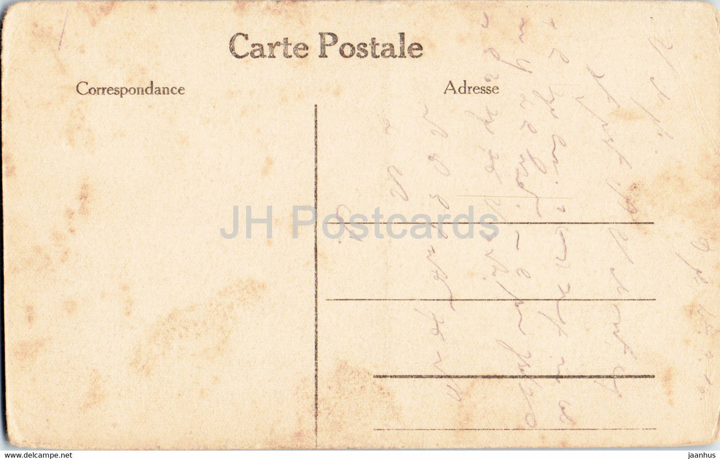 Lille - Noveau Theater - Pferdekutsche - alte Postkarte - Frankreich - gebraucht
