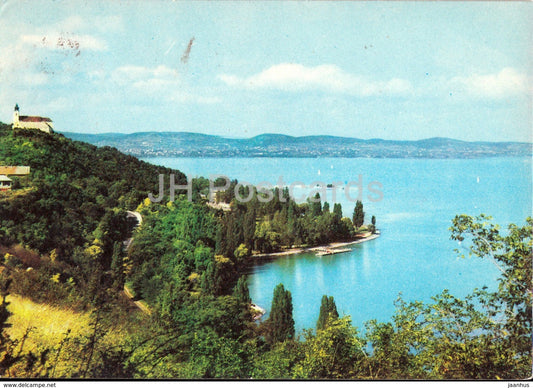 Tihany - view - 1968 - Hungary - used - JH Postcards