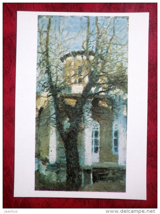 Painting by Igor Grabar - Sunbeam. Study . 1901 - russian art - unused - JH Postcards