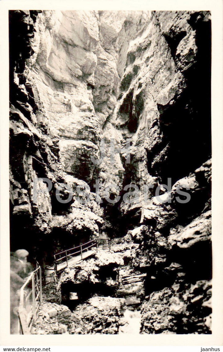 Breitachklamm bei Oberstdorf - old postcard - Germany - unused - JH Postcards