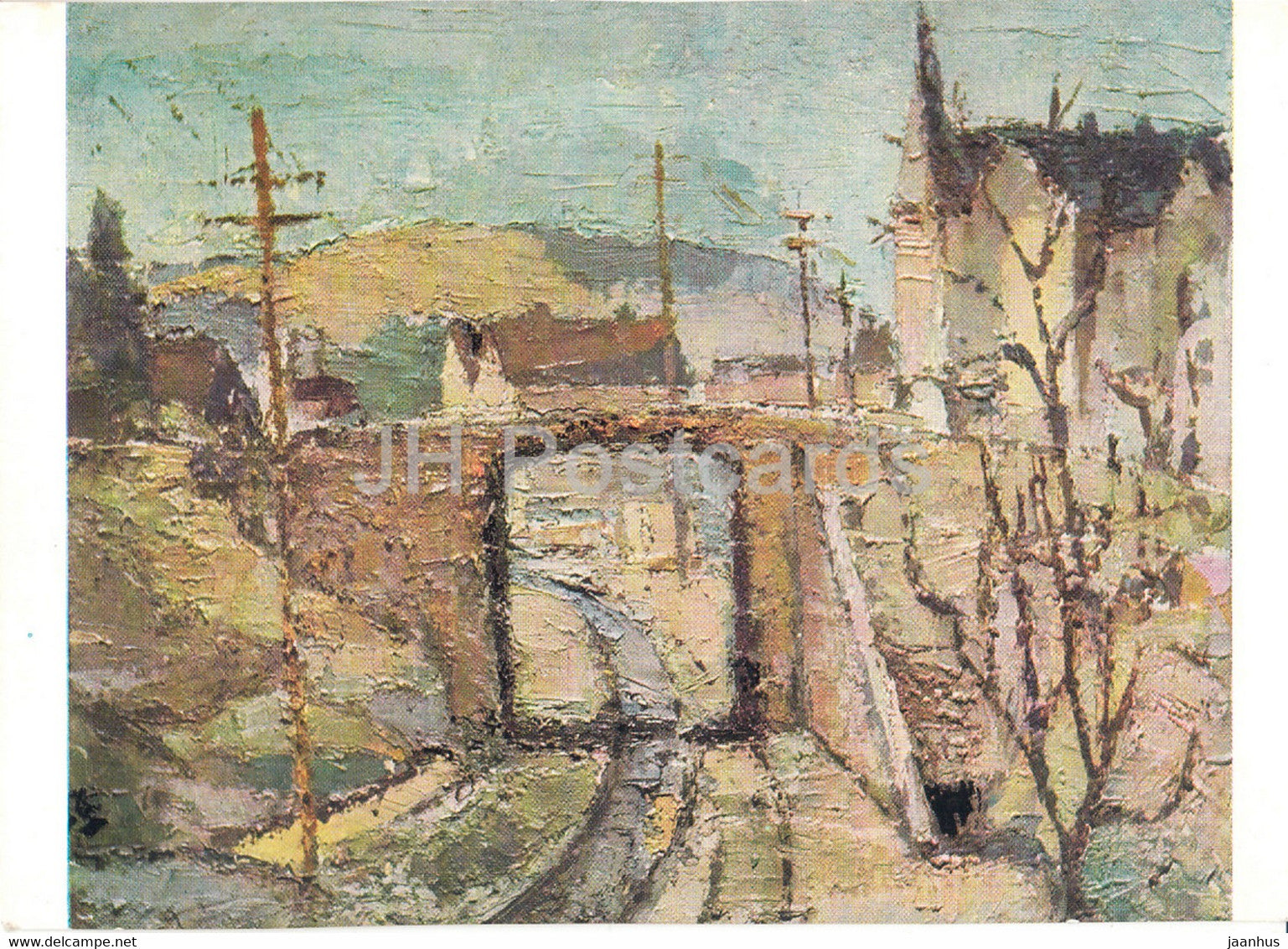 painting by Armin Schulze - Neusalza Spremberg - German art - Germany - unused - JH Postcards