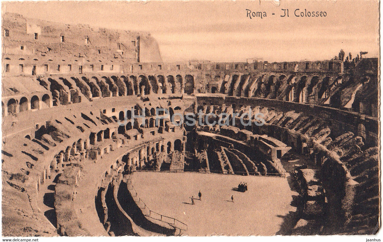 Roma - Rome - Il Colosseo - old postcard - Italy - unused - JH Postcards