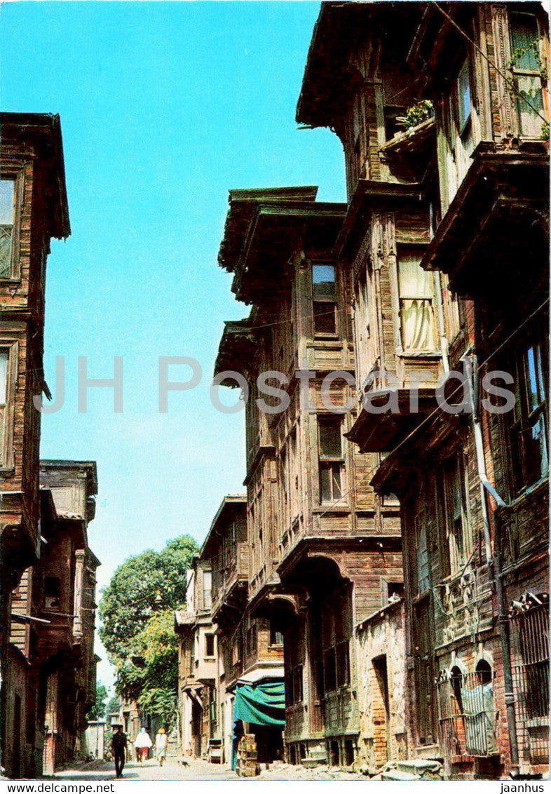 Istanbul - a view from old Istanbul houses - Keskin - 89 - Turkey - unused - JH Postcards