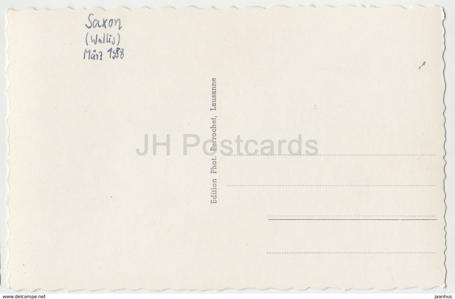 Pierre à'Voir - Valais - 8311 - Suisse - 1958 - occasion