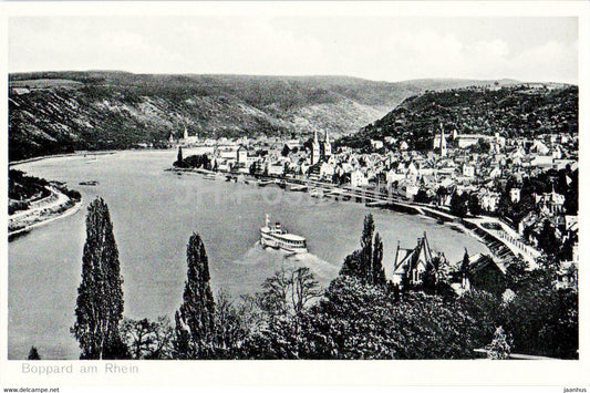 Boppard am Rhein - 590 - old postcard - Germany - unused - JH Postcards