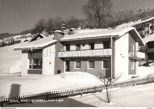 Haus Vogler Hindelang Allgau - 1968 - Germany - used - JH Postcards