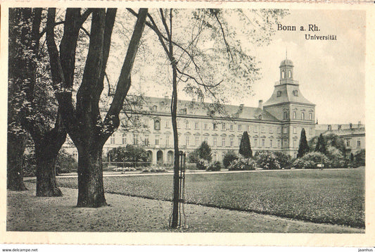 Bonn a Rh - Universitat - university - old postcard - Germany - unused - JH Postcards