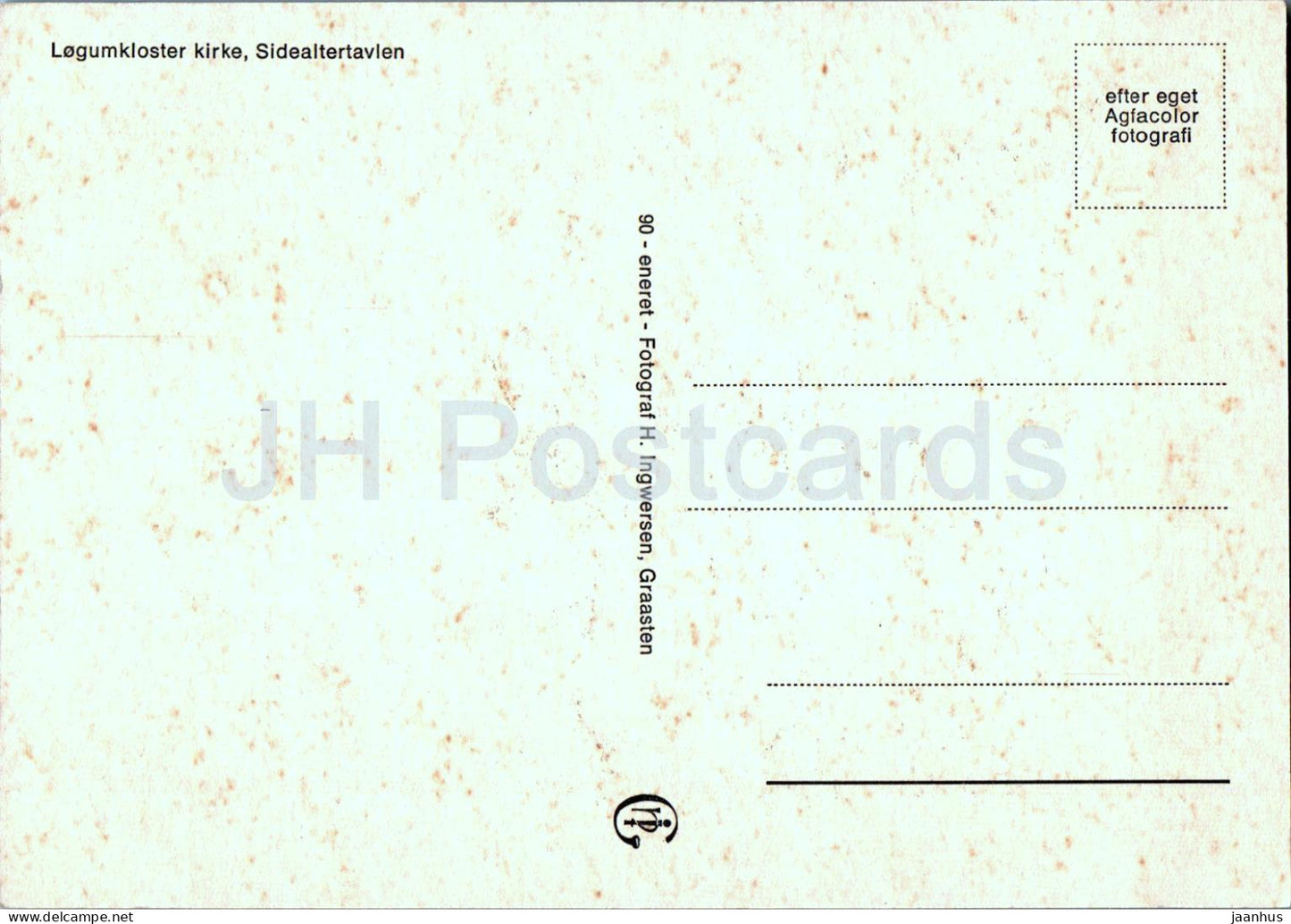 Logumkloster Kirke - Sidealtertavlen - Side Altar - church - 90 - Denmark - unused