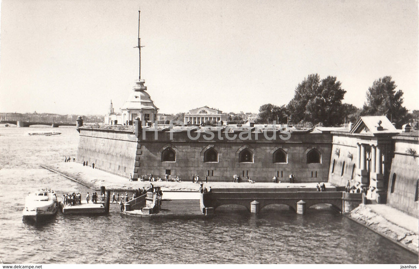 Leningrad - St Petersburg - Peter and Paul Fortress - Naryshkin Bastion from the Neva side - 1985 - Russia USSR - unused - JH Postcards