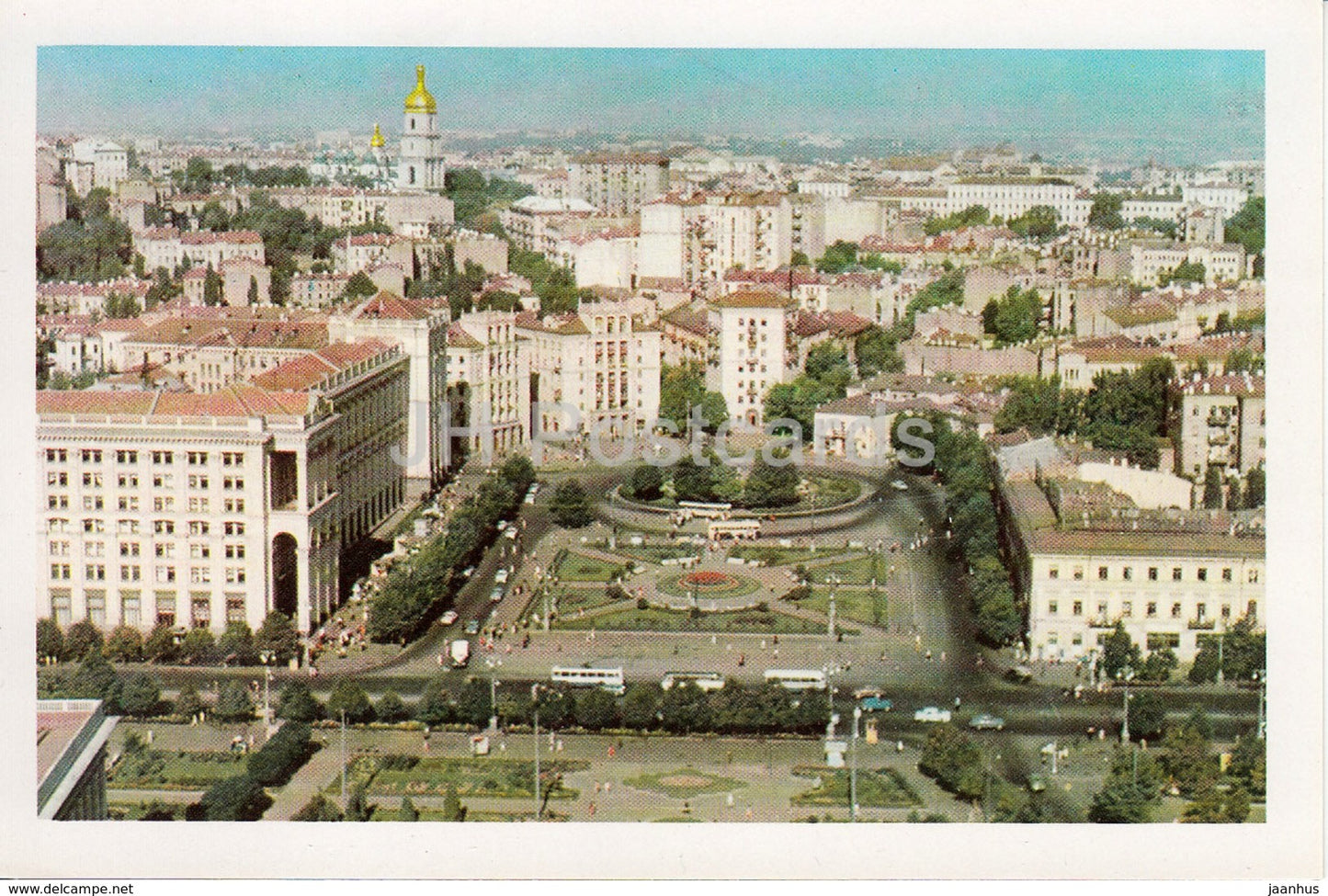 Kyiv - Kiev - general view - Ukraine USSR - unused - JH Postcards