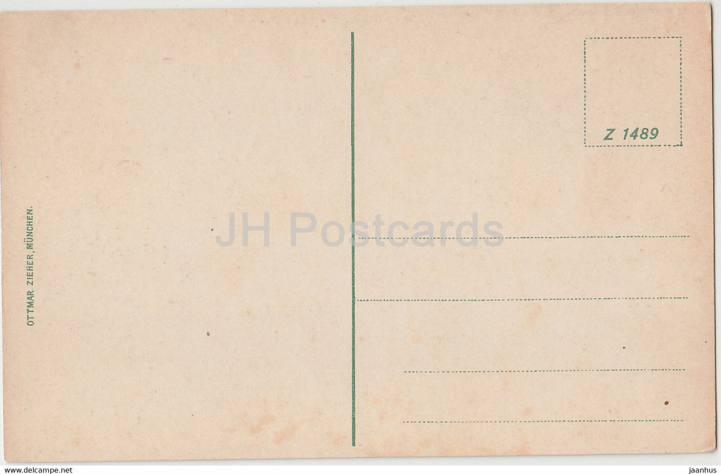 Aachen v Lousberg - 1489 - old postcard - Germany - unused