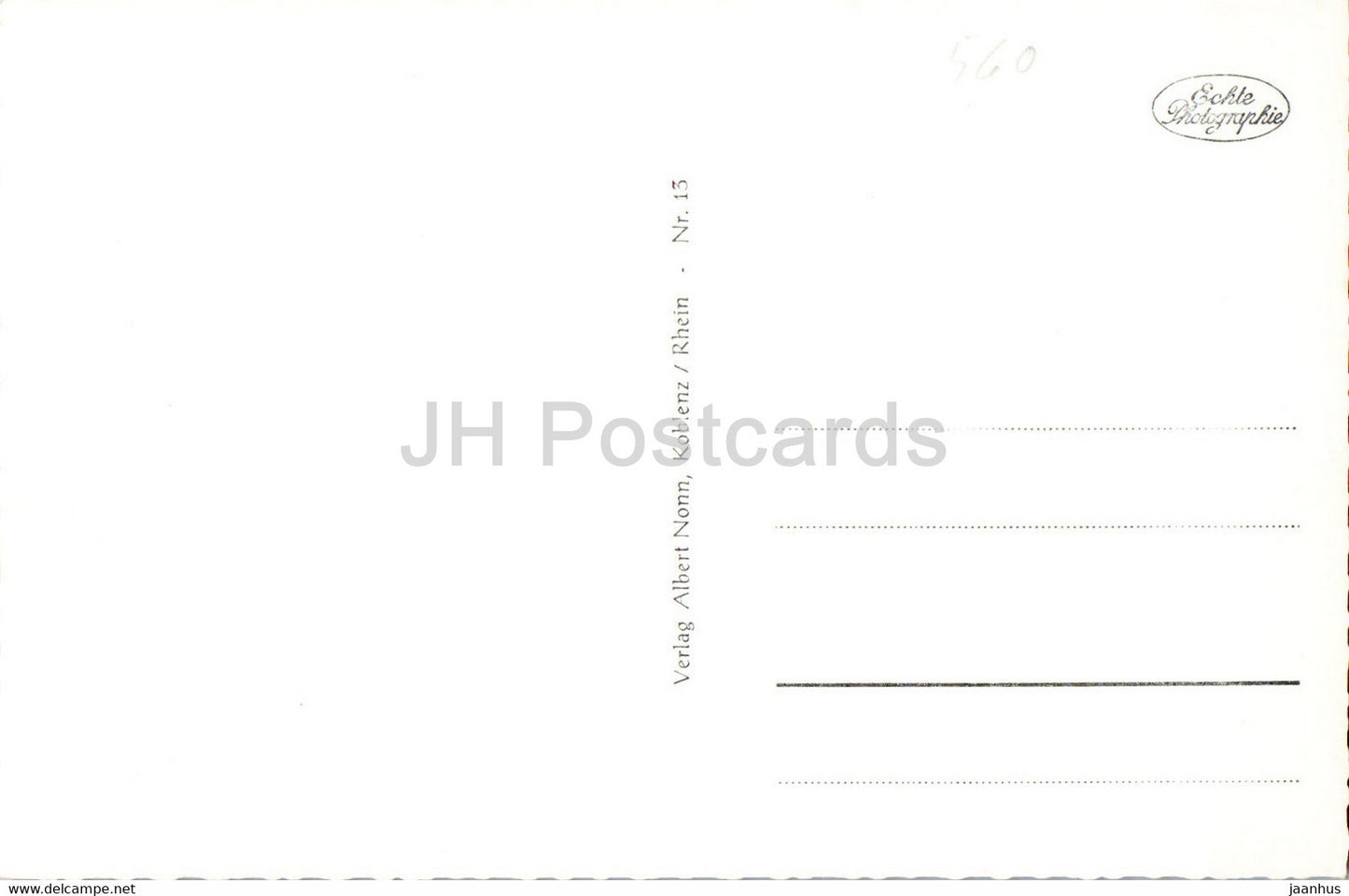 Koblenz - Blick v Ehrenbreitstein auf das Deutsche Eck - old postcard - Germany - unused