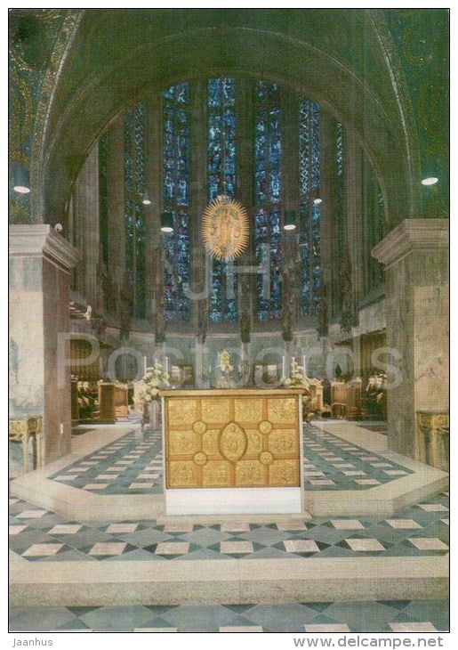 Aachen - Dom - Blick in die gotische Chorhalle - cathedral - Germany - ungelaufen - JH Postcards