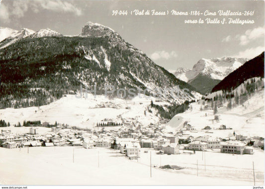 Val di Fassa - Moena - Cima Vallaccia - Valle S Pellegrino - 1958 - old postcard - Italy - used - JH Postcards