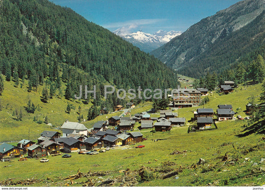 Gruben 1829 m - Turtmanntal Wallis - Hotel Schwarzhorn - 50644 -  Switzerland - used - JH Postcards