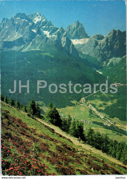 Sextener Dolomiten - Sexten - Fischleintal - 1974 - Italy - used - JH Postcards