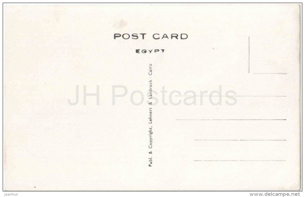 prayer near the Great Sphinx - 162 - camel - El Giza - Cairo - old postcard - Egypt - unused - JH Postcards