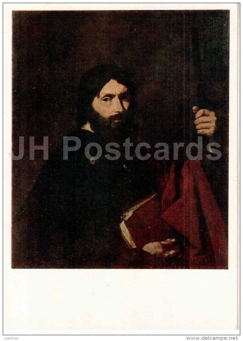 painting by Jusepe de Ribera - Apostle James Senior - Spanish art - 1957 - Russia USSR - unused - JH Postcards