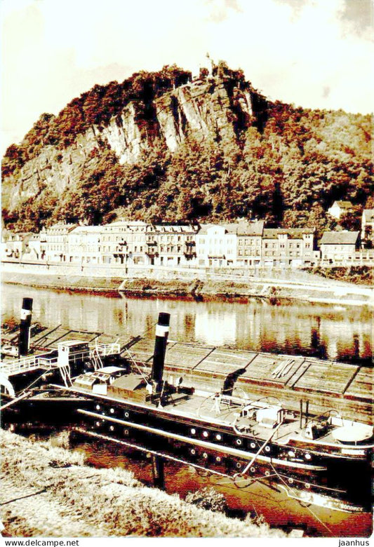 Decin - Pastyrska stena - boat - ship - 1964 - Czech Repubic - Czechoslovakia - used - JH Postcards