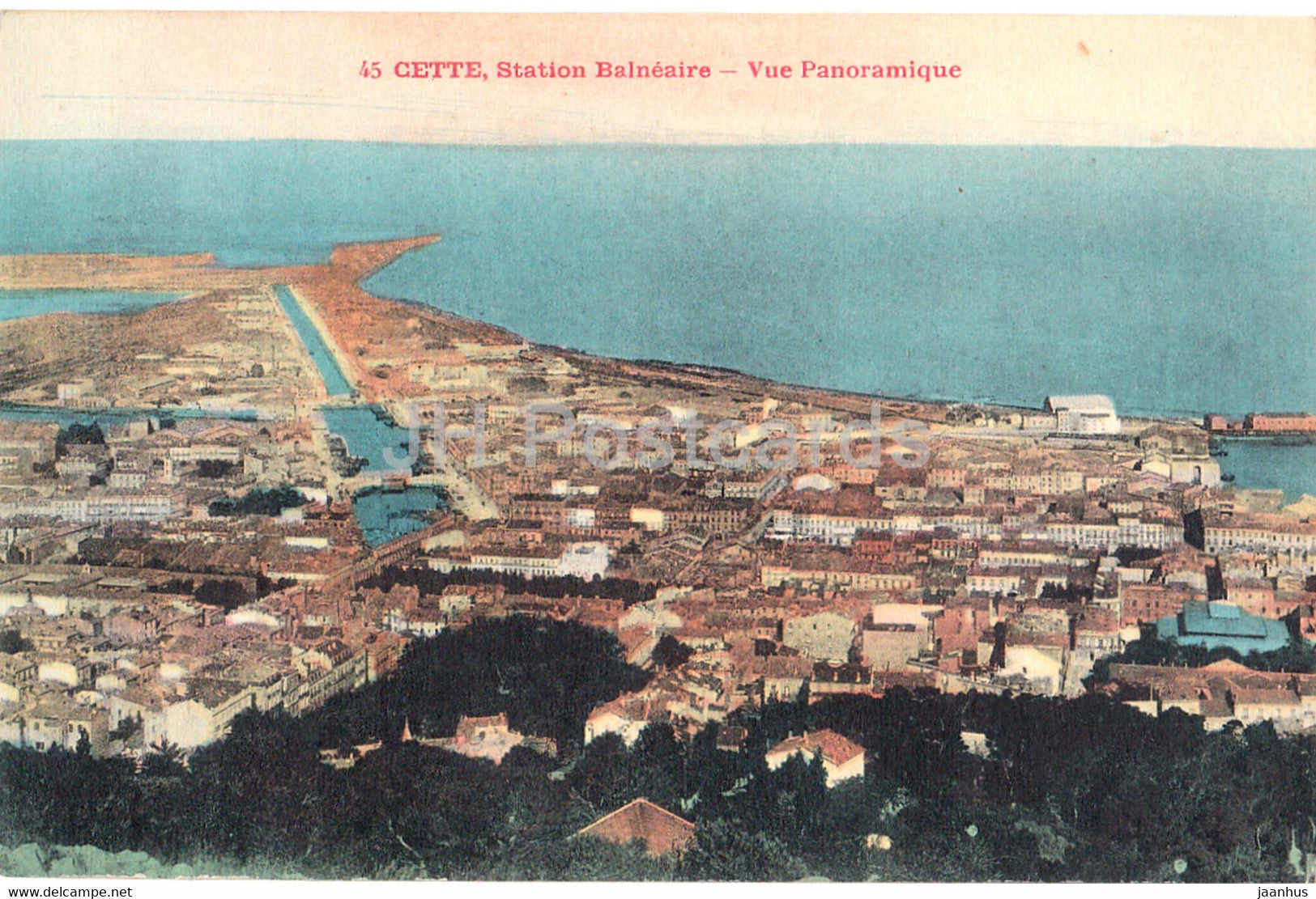 Cette - Station Balneaire - Vue Panoramique - 45 - old postcard - France - unused - JH Postcards