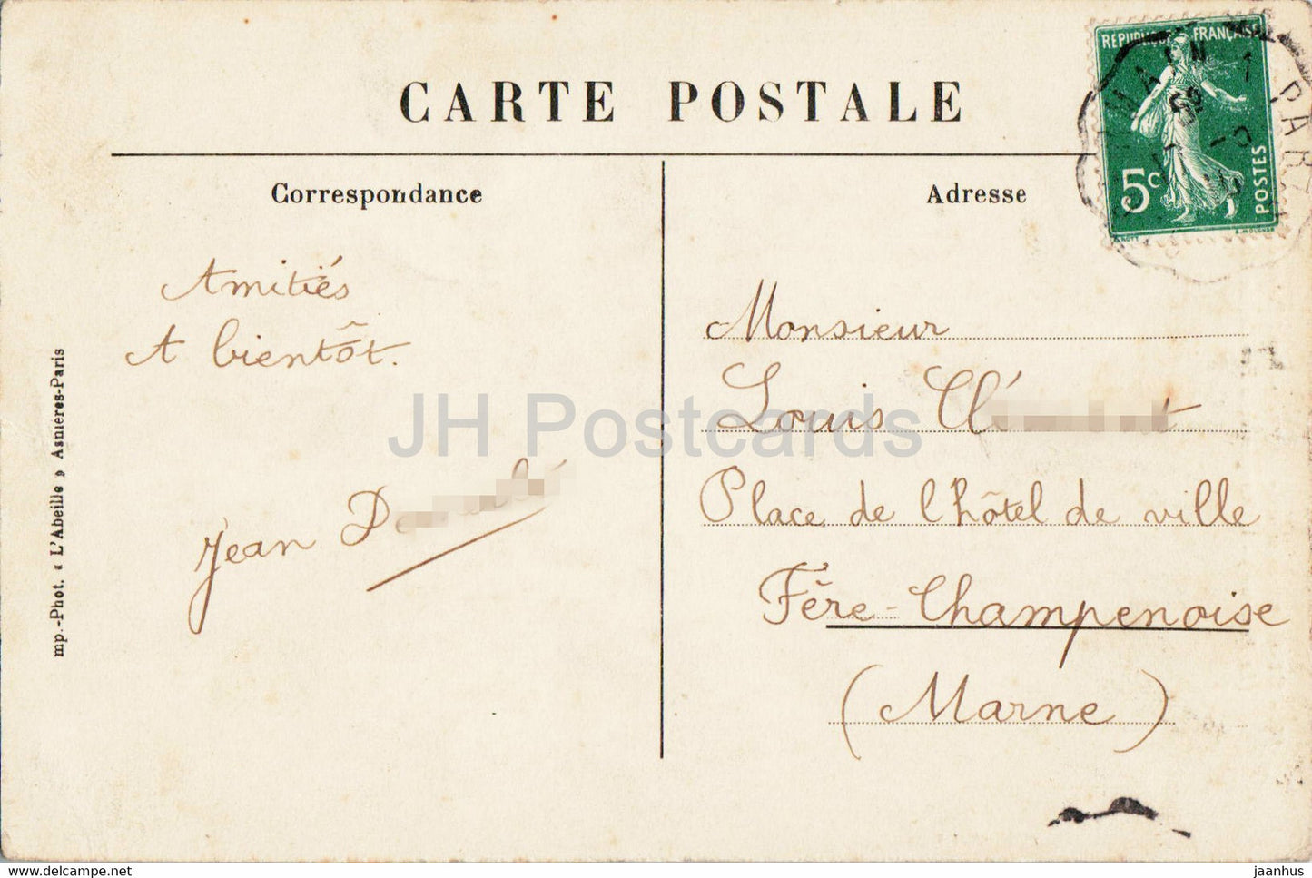 St Germain en Laye - Rond Point de la Terrasse - Le Rosarium - 86 - alte Postkarte - Frankreich - gebraucht