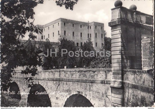 Colli Euganei - Castello del Cattajo - castle - old postcard - 1954 - Italy - used - JH Postcards