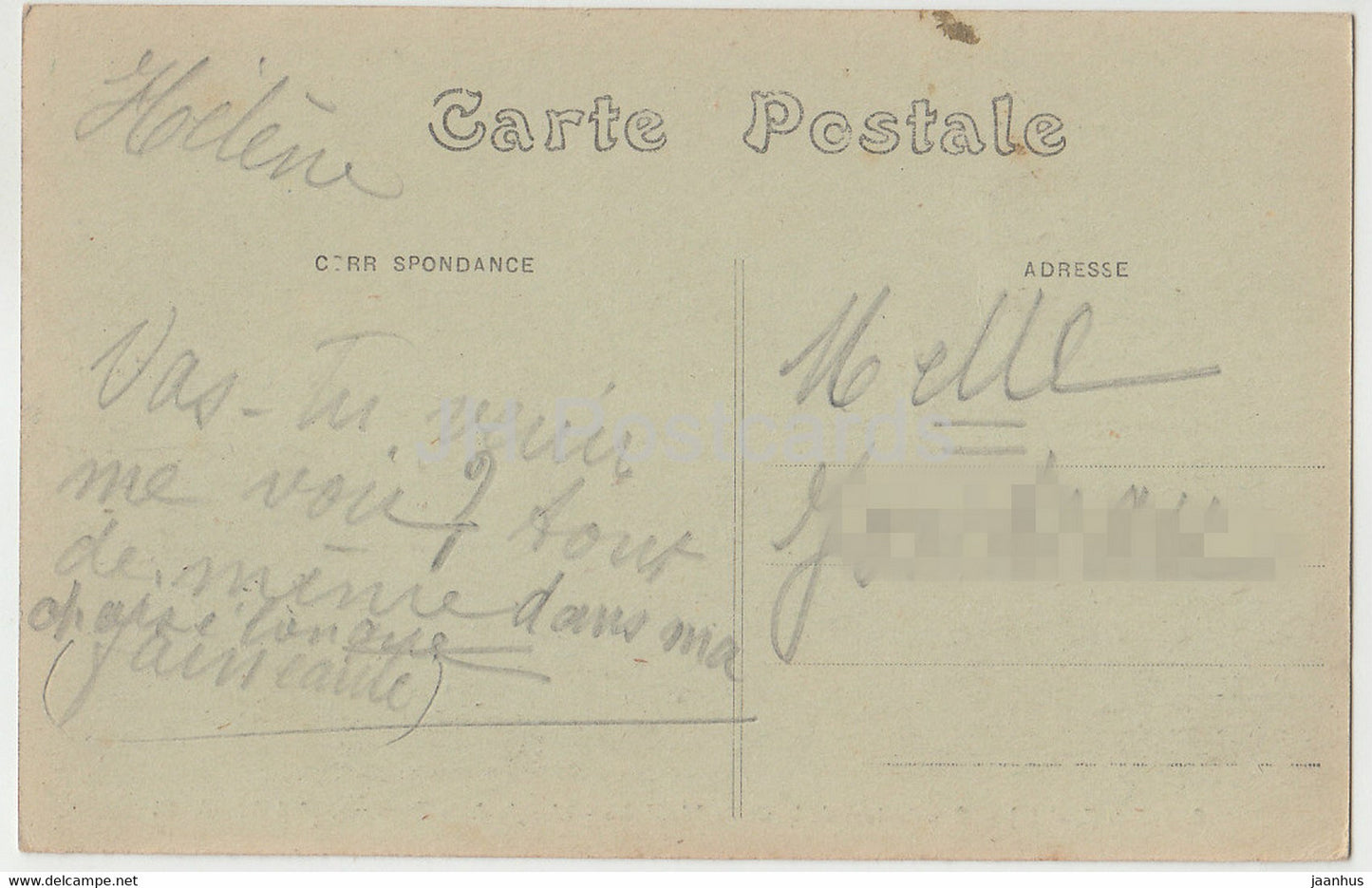 Tours - Sanatorium de la Croix Montoire - L'angle de la Terrasse - cote est - 8 - old postcard - France - used