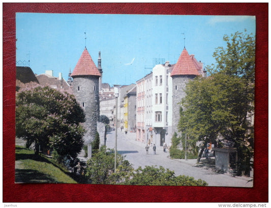 Viru Gate - Tallinn - 1981 - Estonia USSR - used - JH Postcards