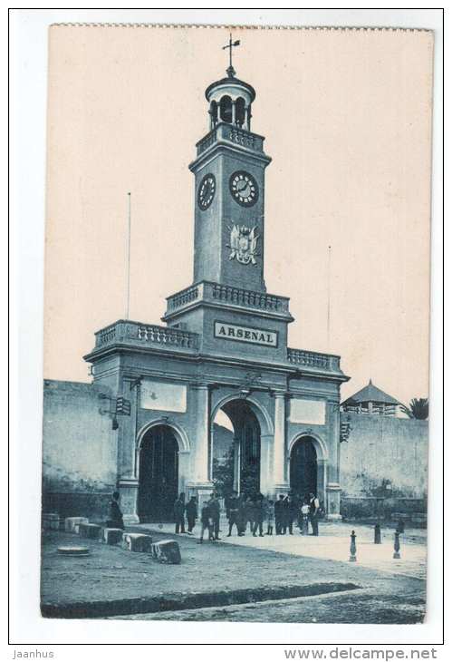 Puerta del Arsenal , Cartagena - 15 - L. Roisin - old postcard - Spain - unused - JH Postcards