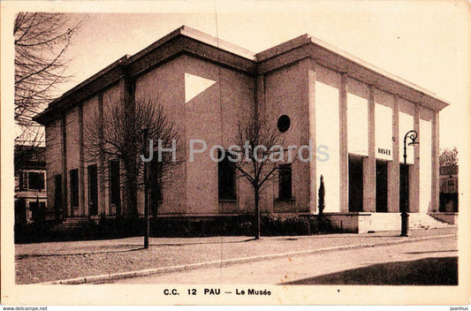 Pau - Le Musee - museum - 12 - old postcard - France - unused - JH Postcards