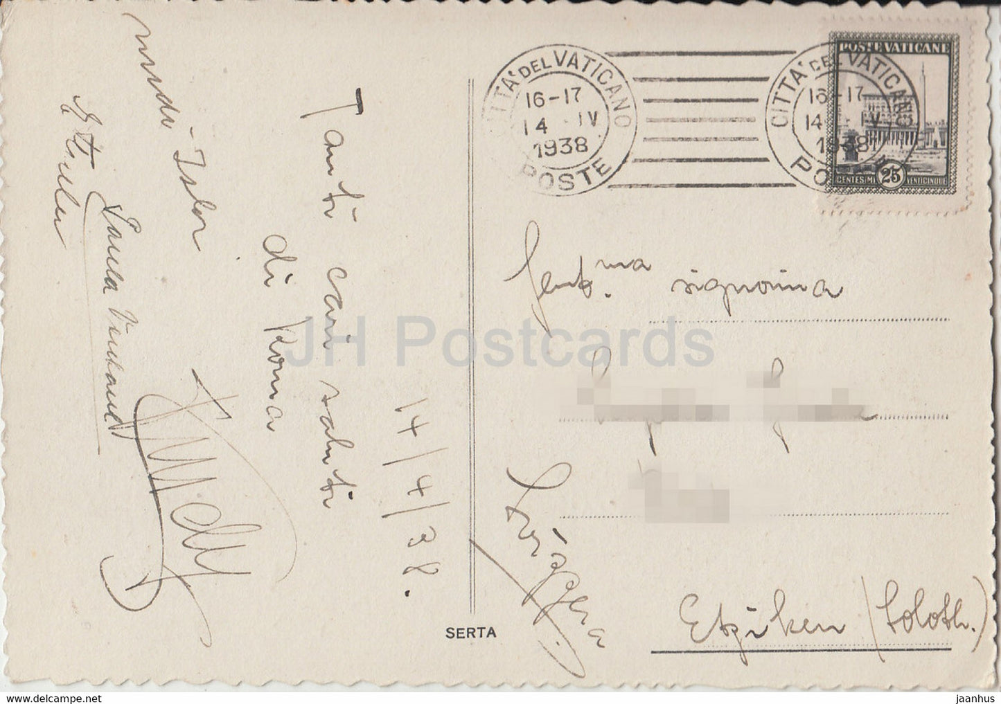 Roma - Rome - Foro Romano - Arco di Settimo Severo - Forum - Arch - ancient architecture - 1938 - Italy - Italia - used