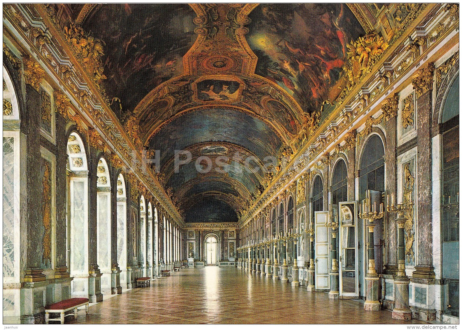 Versailles - La Galerie des Glaces - The Hall of Mirrors - France - unused - JH Postcards