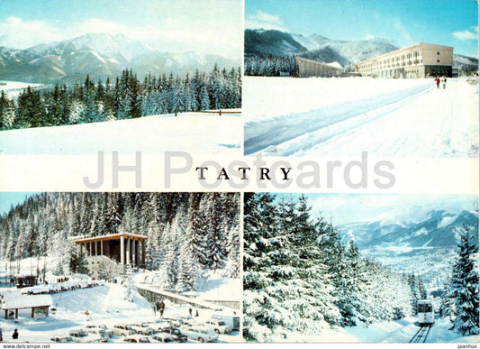 Tatry - Tatras - Gubalowka - hotel Zakopane - multiview - Poland - unused - JH Postcards