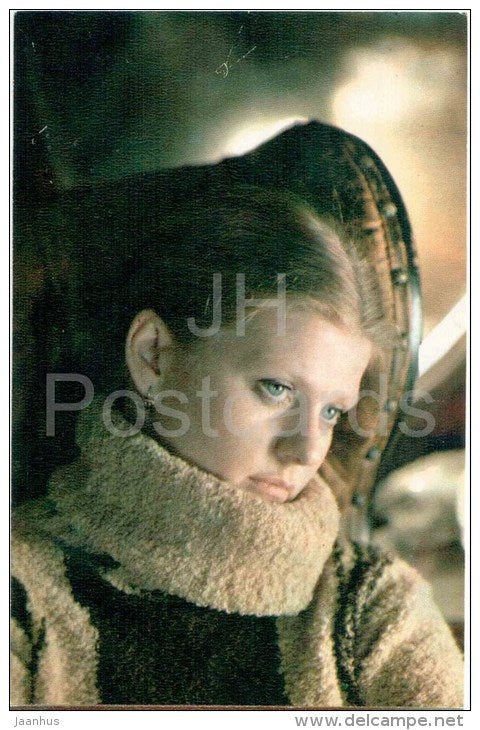 I. Muravyeva - Soviet Russian Movie Actress - 1980 - Russia USSR - unused - JH Postcards