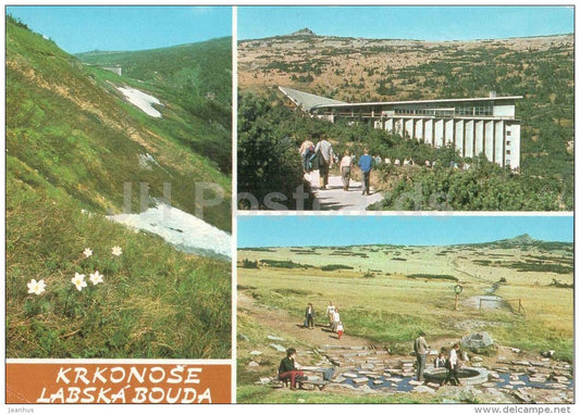 Krkonose - Labska Bouda - Elbe spring - Czechoslovakia - Czech - unused - JH Postcards