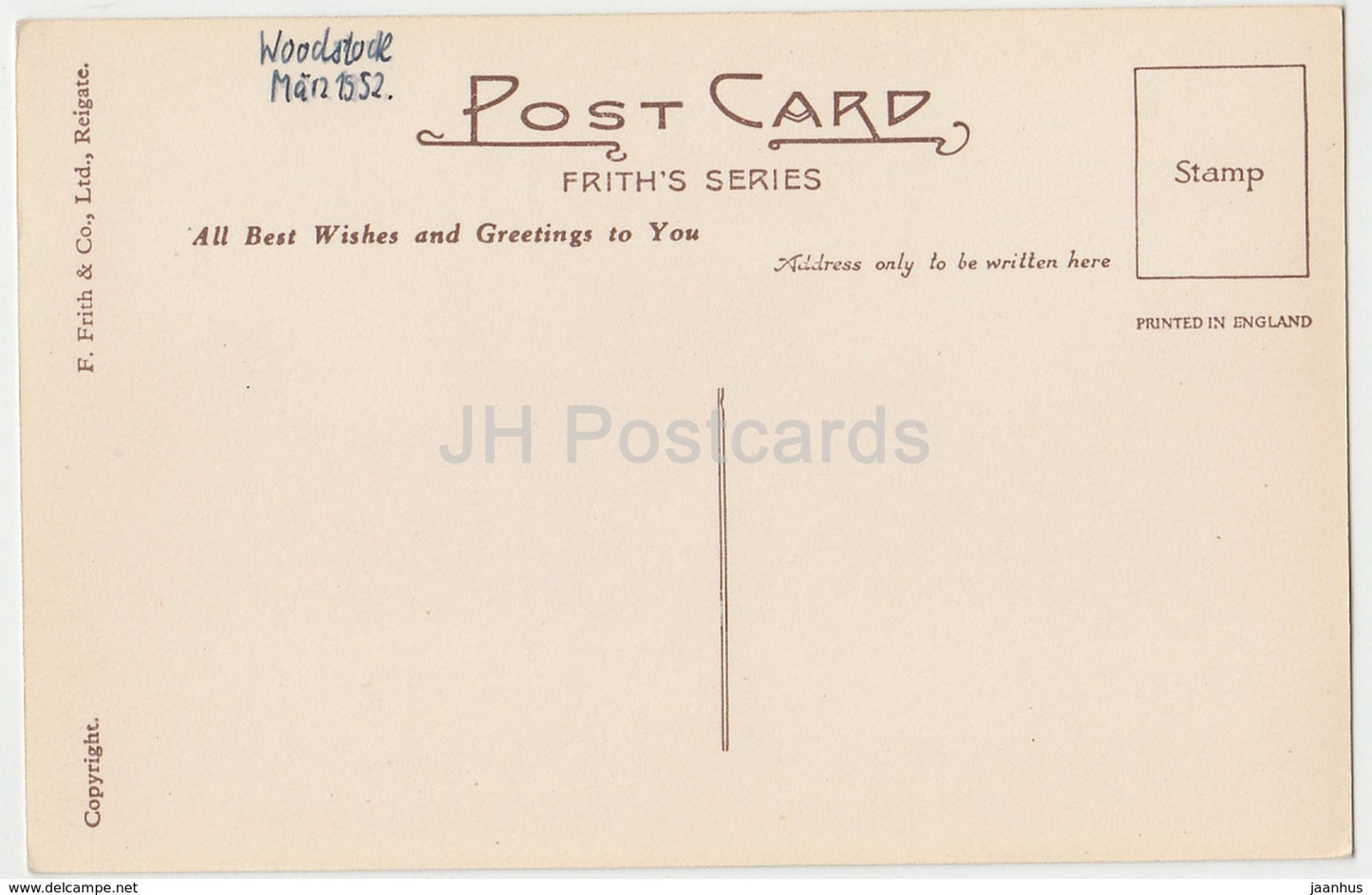 Blenheim – Woodstock – Blenheim Palace – Nordfront und Vorplatz – 1952 – Vereinigtes Königreich – England – gebraucht