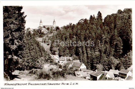 Hohenluftkurort Freudenstadt 740 m - Schwarzwald - old postcard - Germany - unused - JH Postcards