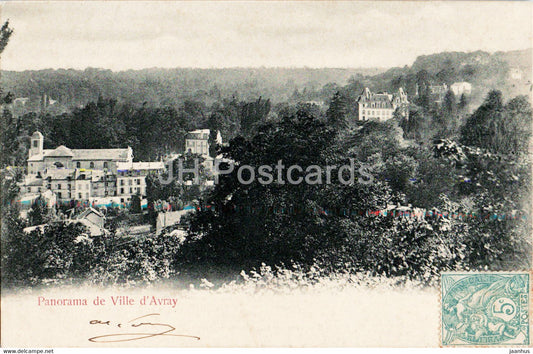 Panorama de Ville d'Avray - old postcard - 1903 - France - used - JH Postcards