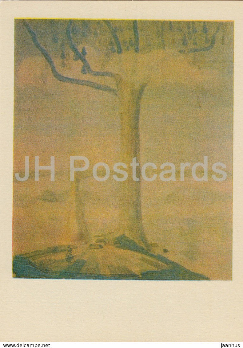 painting by M. Ciurlionis - Sonata of Summer . Andante - Lithuanian art - 1978 - Lithuania USSR - unused - JH Postcards