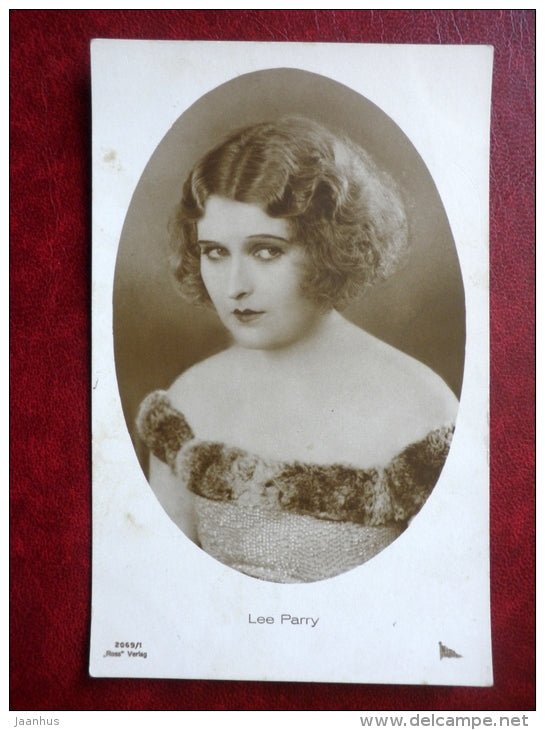 Lee Parry - movie actress - cinema - 2069/1 - old postcard  - Germany - unused - JH Postcards