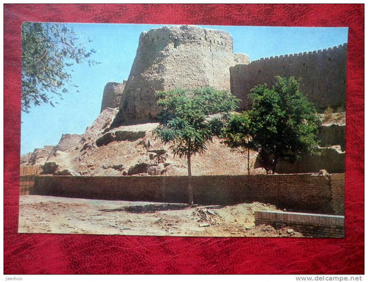 Khiva - Hiva - Ichan-kala walls - 1981 - Uzbekistan - USSR - unused - JH Postcards