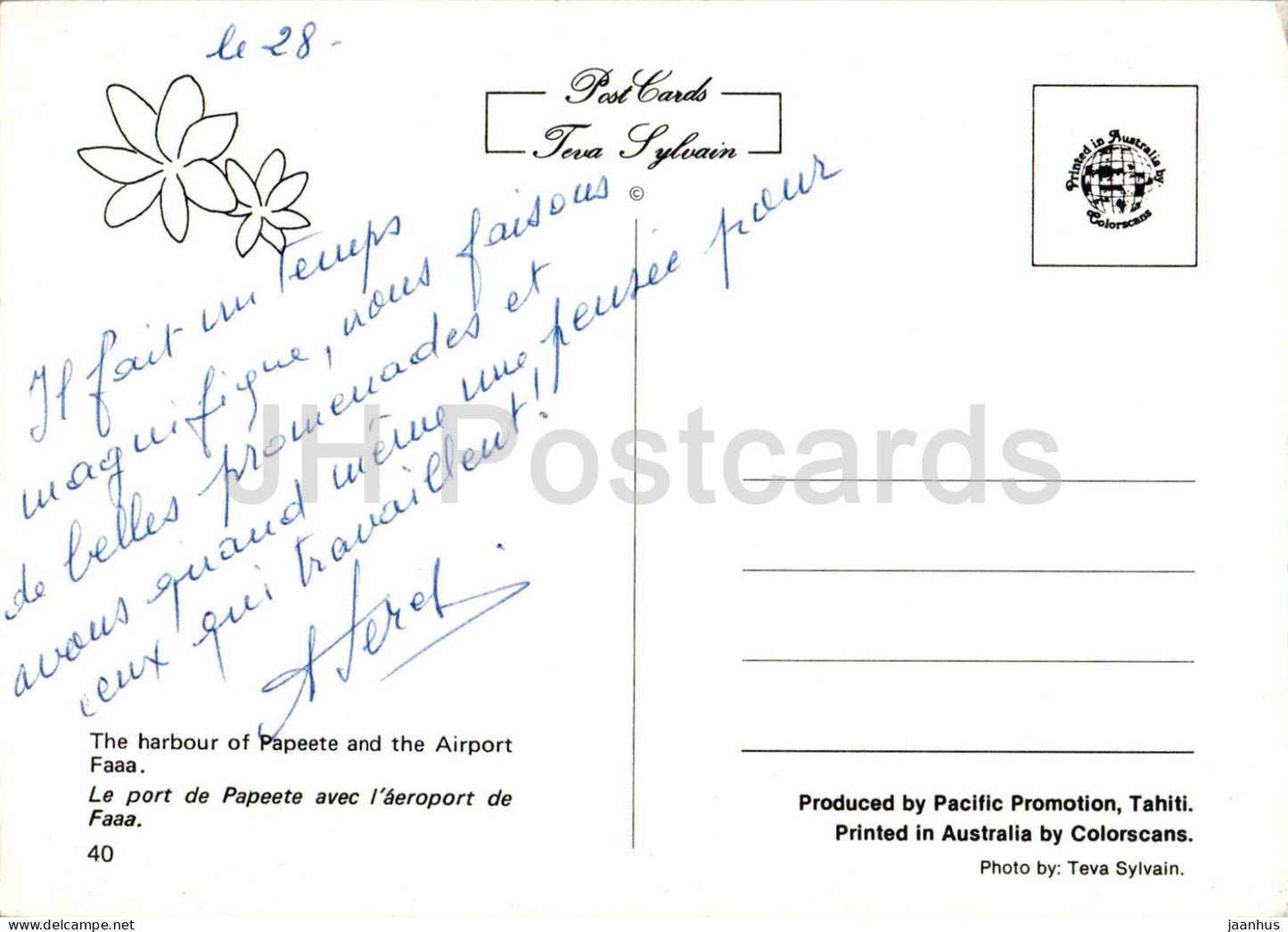 Der Hafen von Papeete und der Flughafen Faaa - 40 - Französisch-Polynesien - Frankreich - genutzt 