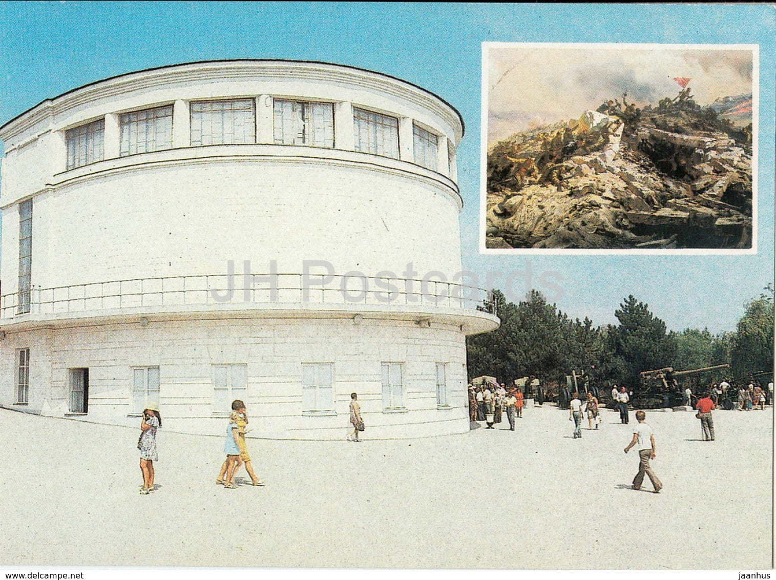 Sevastopol - building diorama Assault at Sapun-Gora - Crimea - Ukraine USSR -  unused - JH Postcards