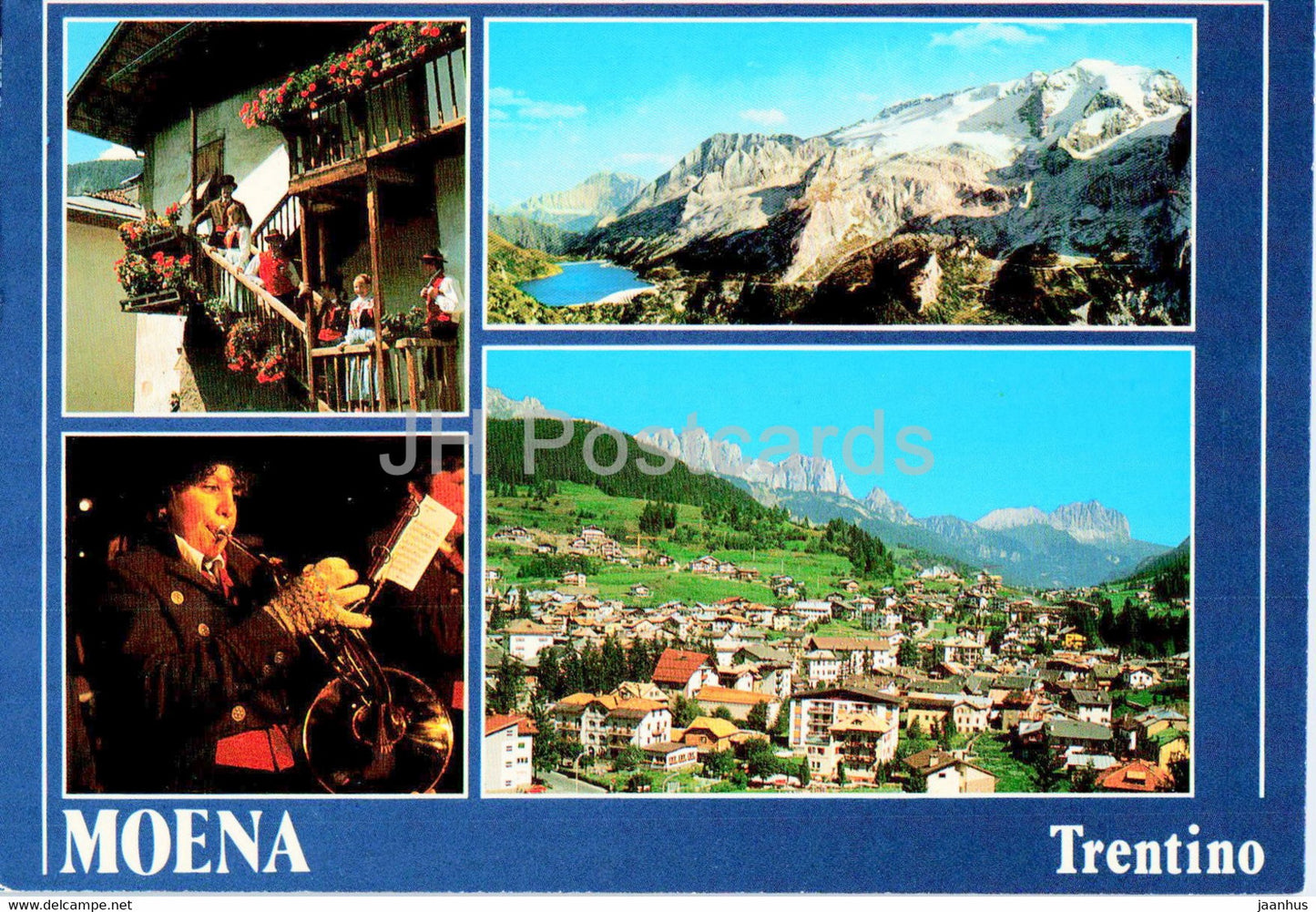 Moena Trentino - Dolomiti - 1986 - Italy - used - JH Postcards